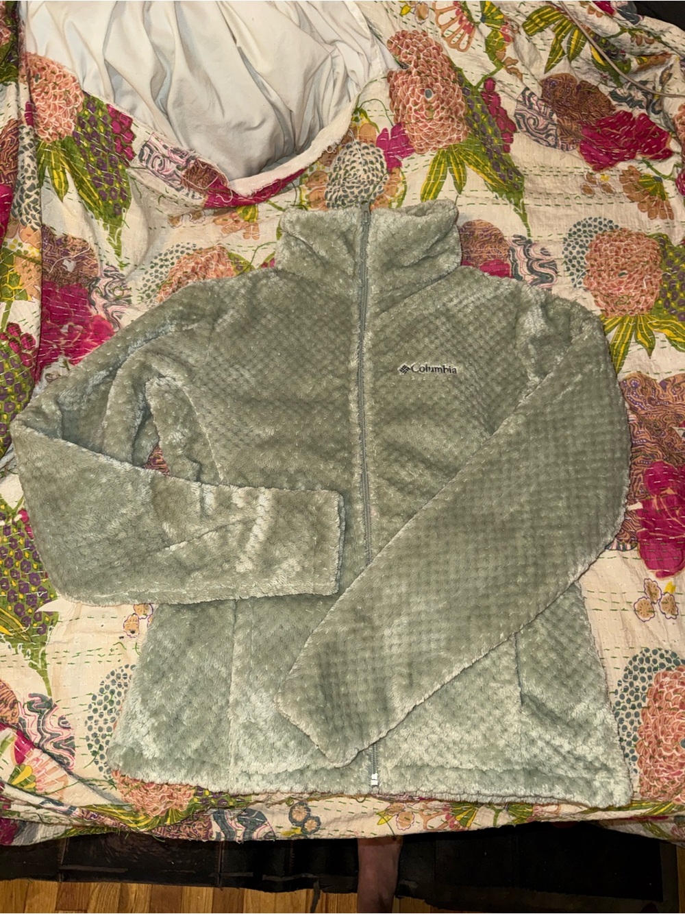 Columbia Women's Plush Full-Zip Jacket - Sage